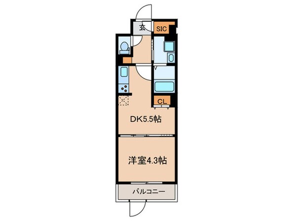 ラヴィエール戸越公園の物件間取画像